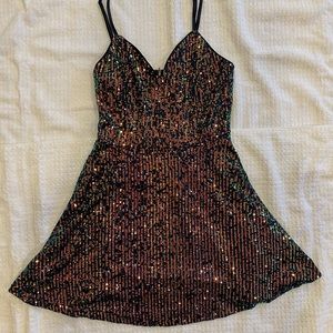 MEDIUM Short Multi colored dress